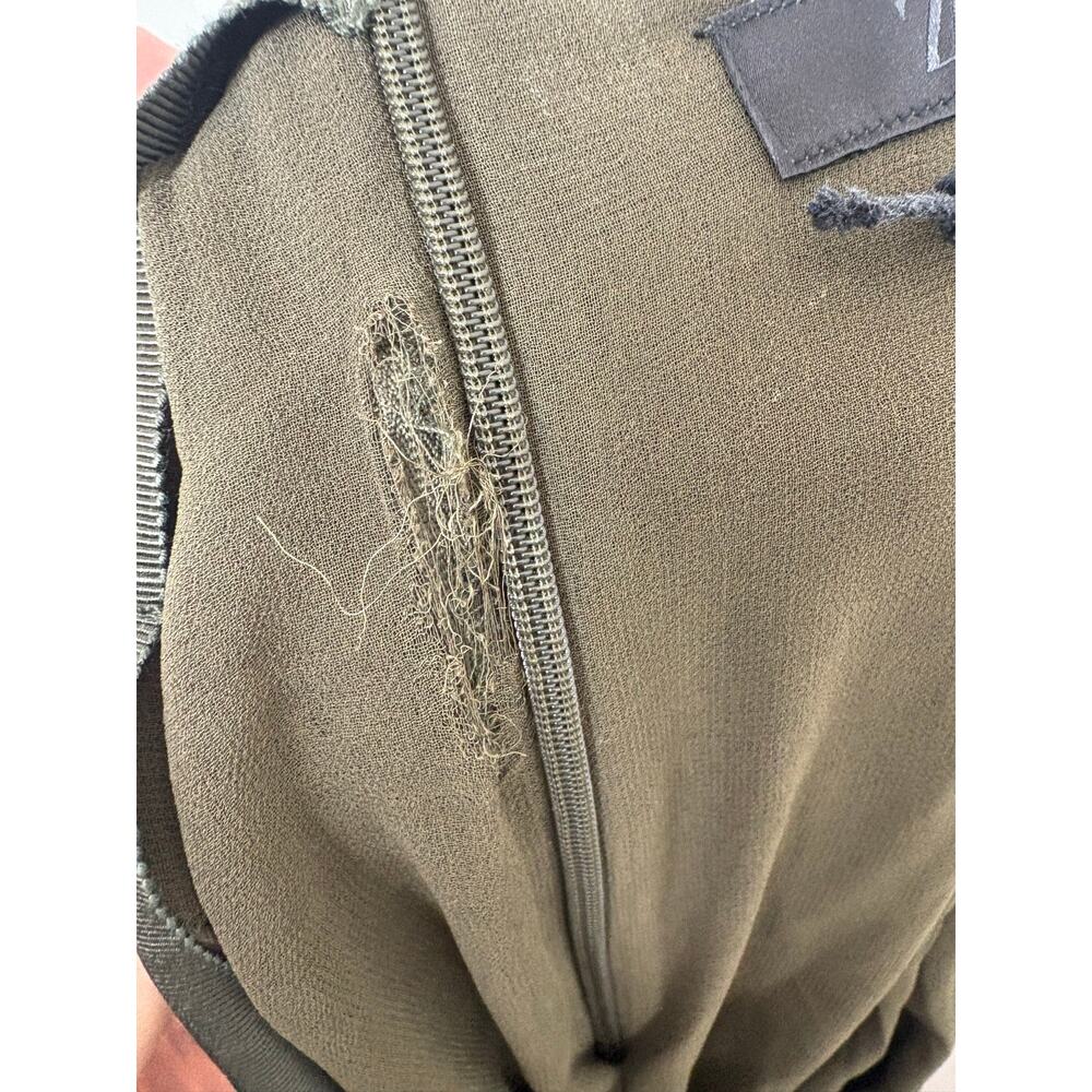 Zara Fringed Sequin Green Tassel Midi Skirt 9125/101 Size Large Party Cocktail - Picture 6 of 12